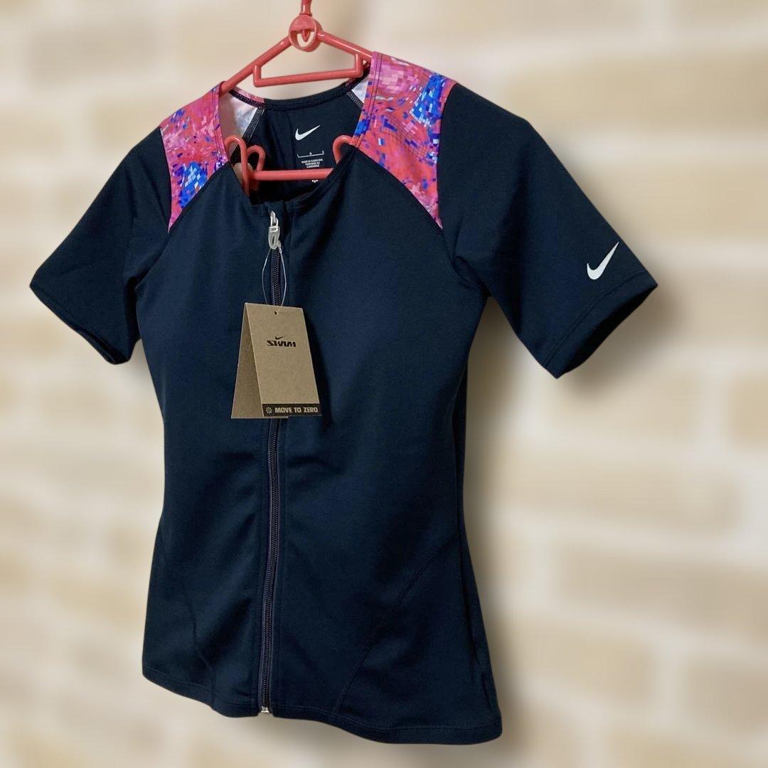 新品上下　ナイキセパレート水着 新品タグ付きスポーツ用水着　袖あり水着