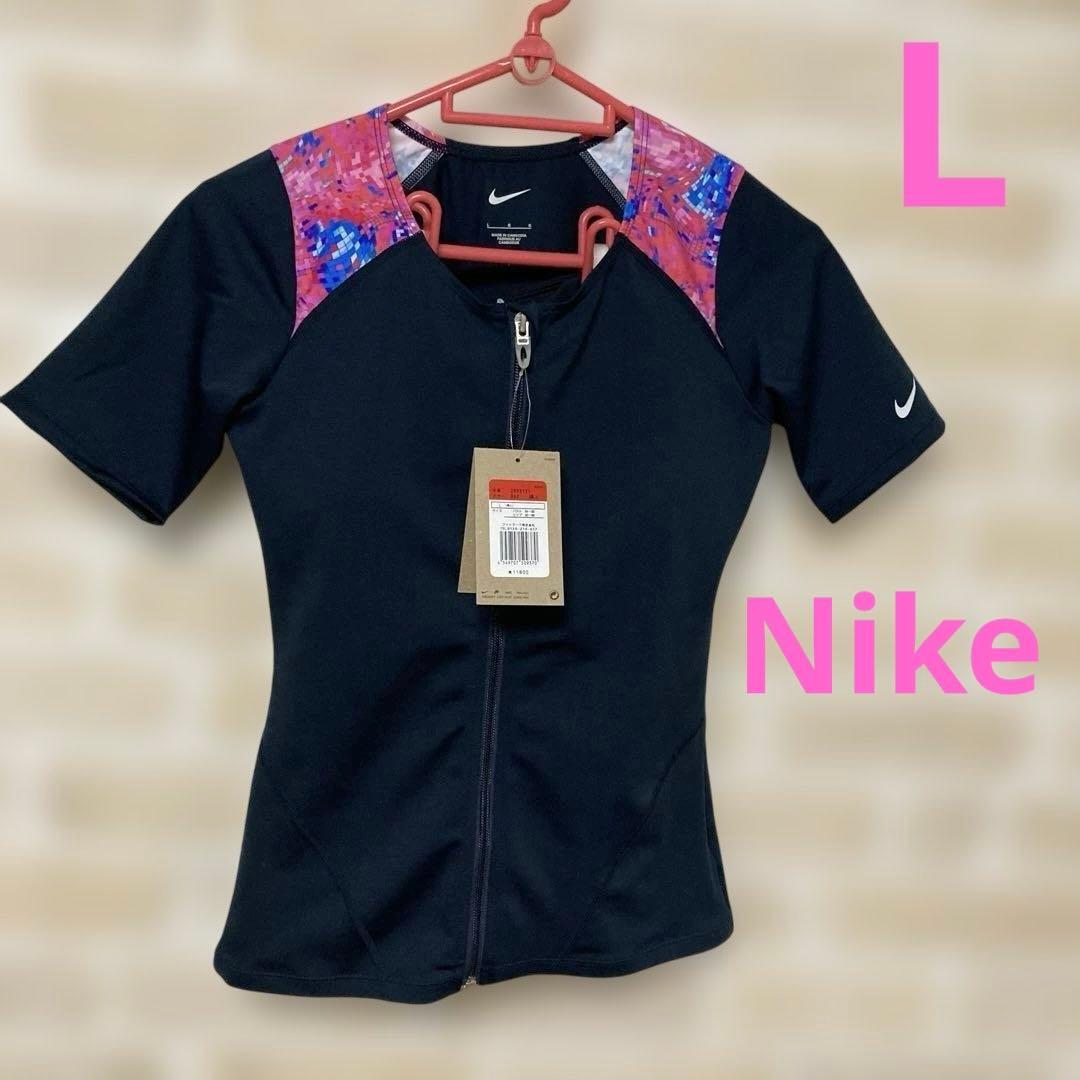 新品上下　ナイキセパレート水着 新品タグ付きスポーツ用水着　袖あり水着