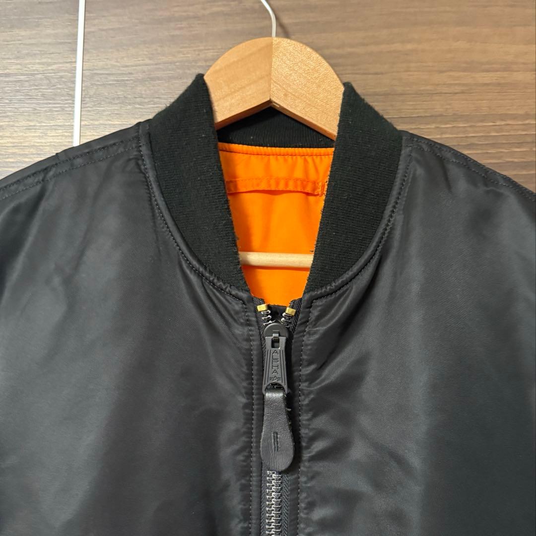 Alpha Industries MA-1 ブラック XL フライトジャケット