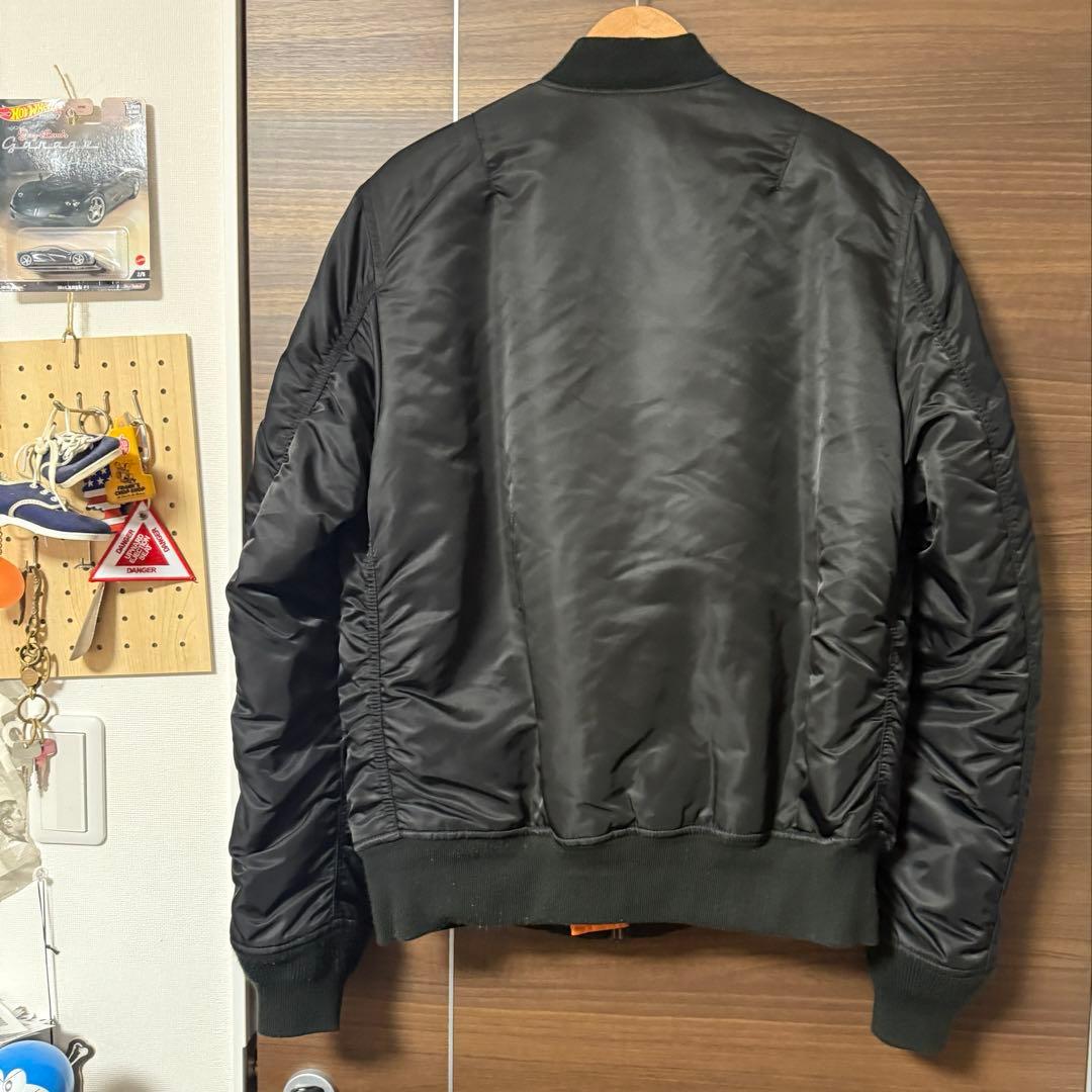Alpha Industries MA-1 ブラック XL フライトジャケット