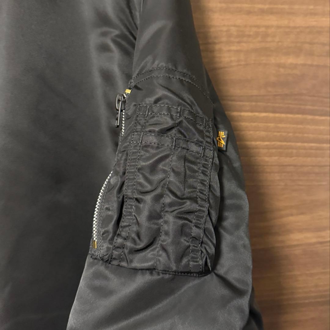 Alpha Industries MA-1 ブラック XL フライトジャケット