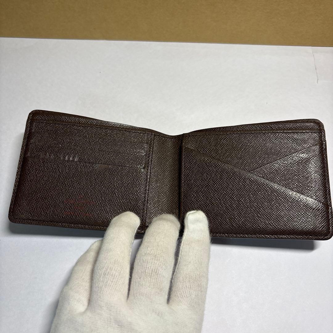 LOUIS VUITTON ルイ ヴィトン ダミエ 2つ折り財布