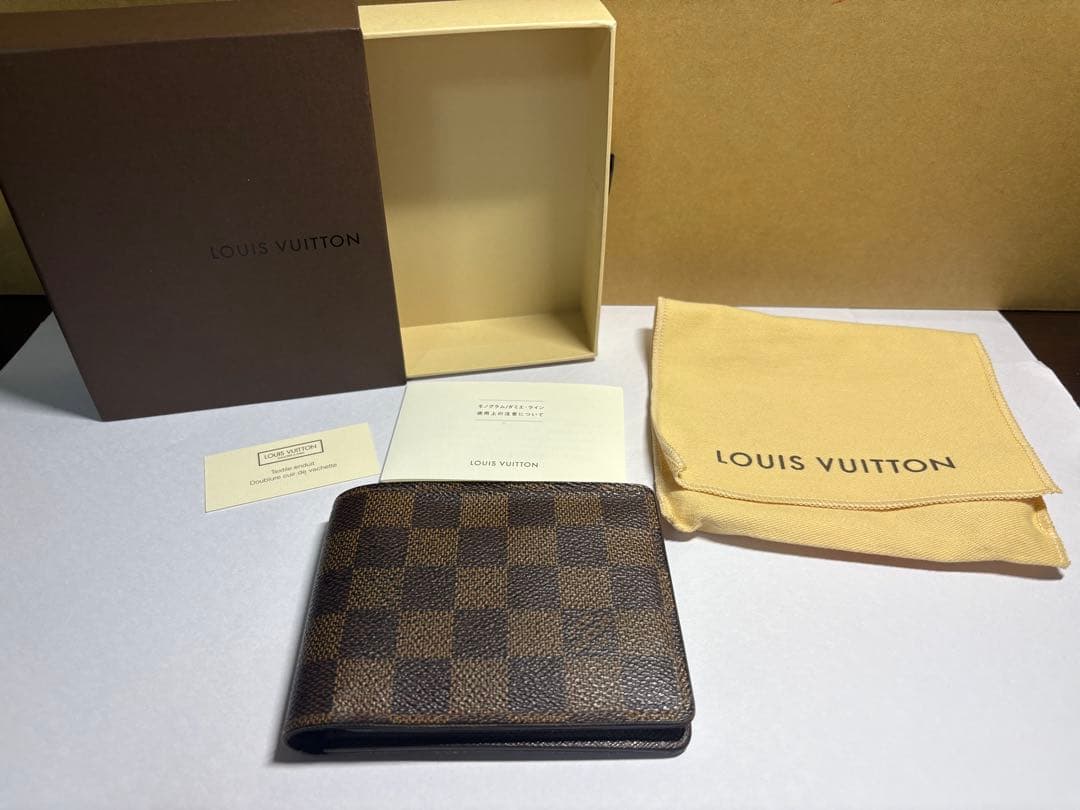 LOUIS VUITTON ルイ ヴィトン ダミエ 2つ折り財布