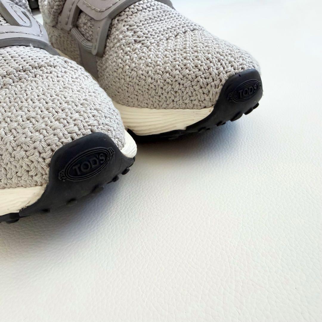 【トッズ】ケイトニットスニーカー 37.5 人気モデル スリッポン 楽チン