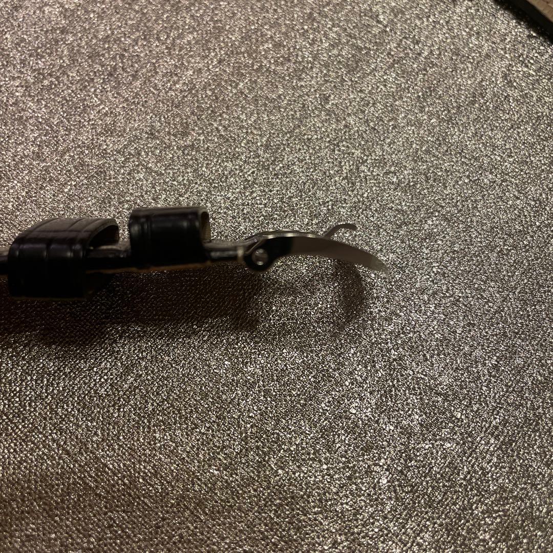 正規品 PANERAI 腕時計 ベルト レザー 本革 ブラック　尾錠つき