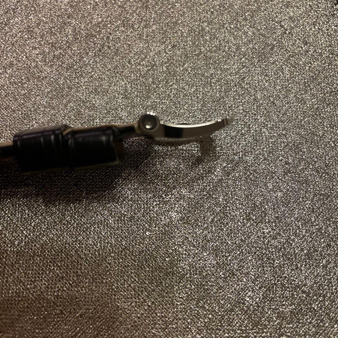 正規品 PANERAI 腕時計 ベルト レザー 本革 ブラック　尾錠つき