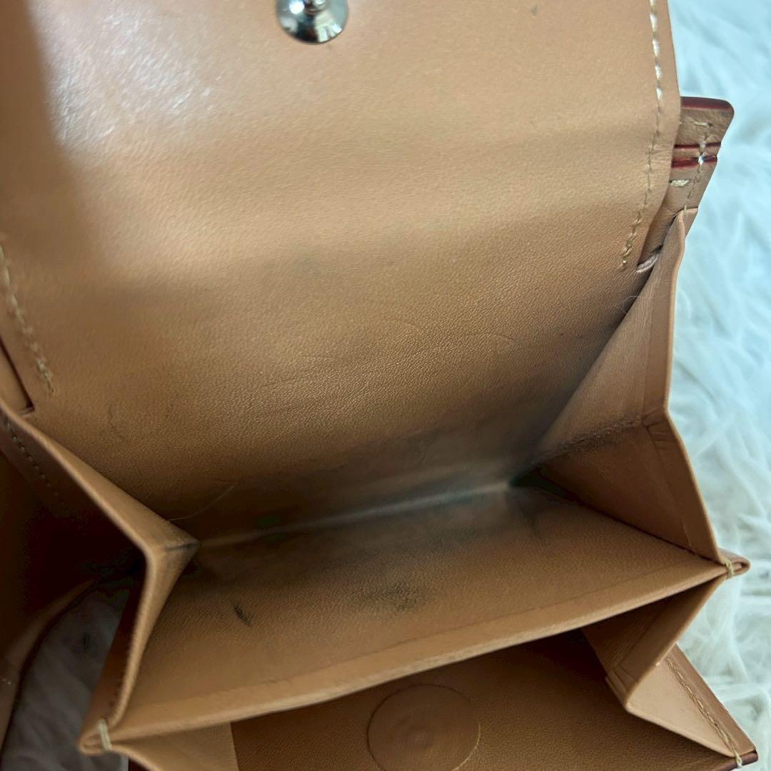 美品✨GANZO ガンゾ コードバン 二折財布 小銭入れ　ブラック