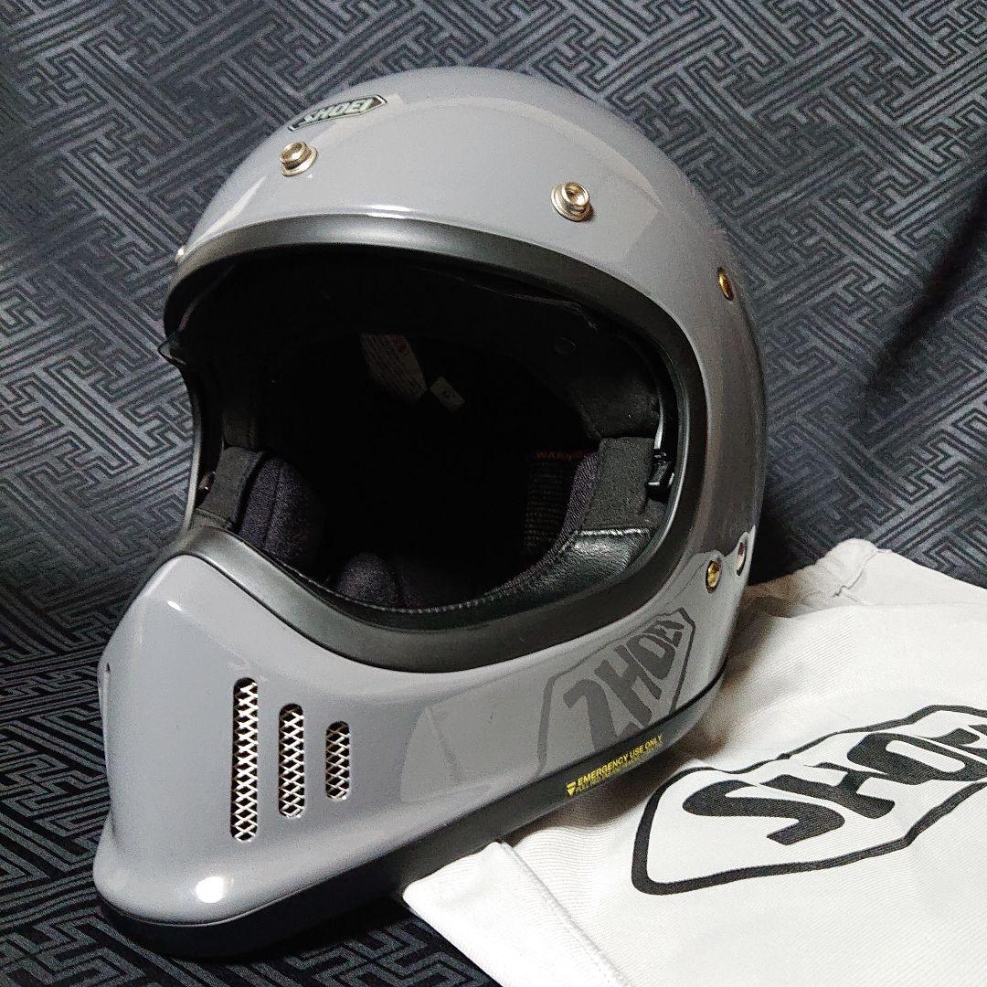 中古 SHOEI EX-ZERO バサルトグレー M /昭栄加工