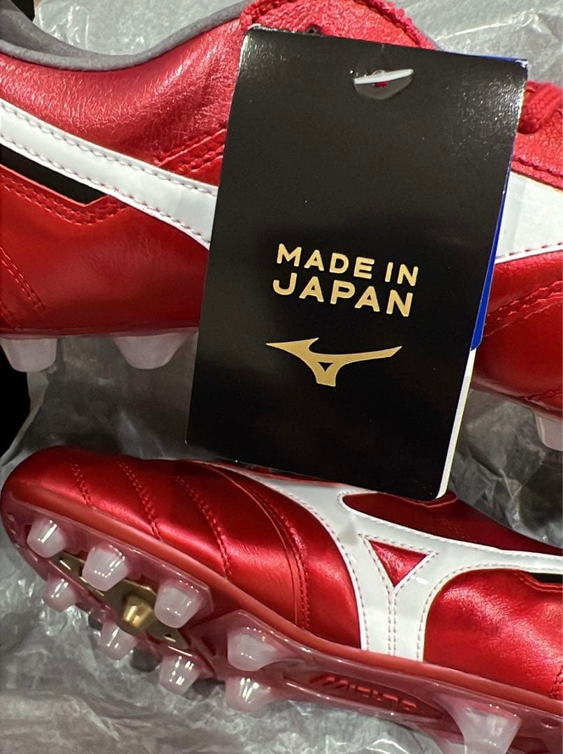 Mizuno Morelia II Japan 24.5 レッド/ホワイト