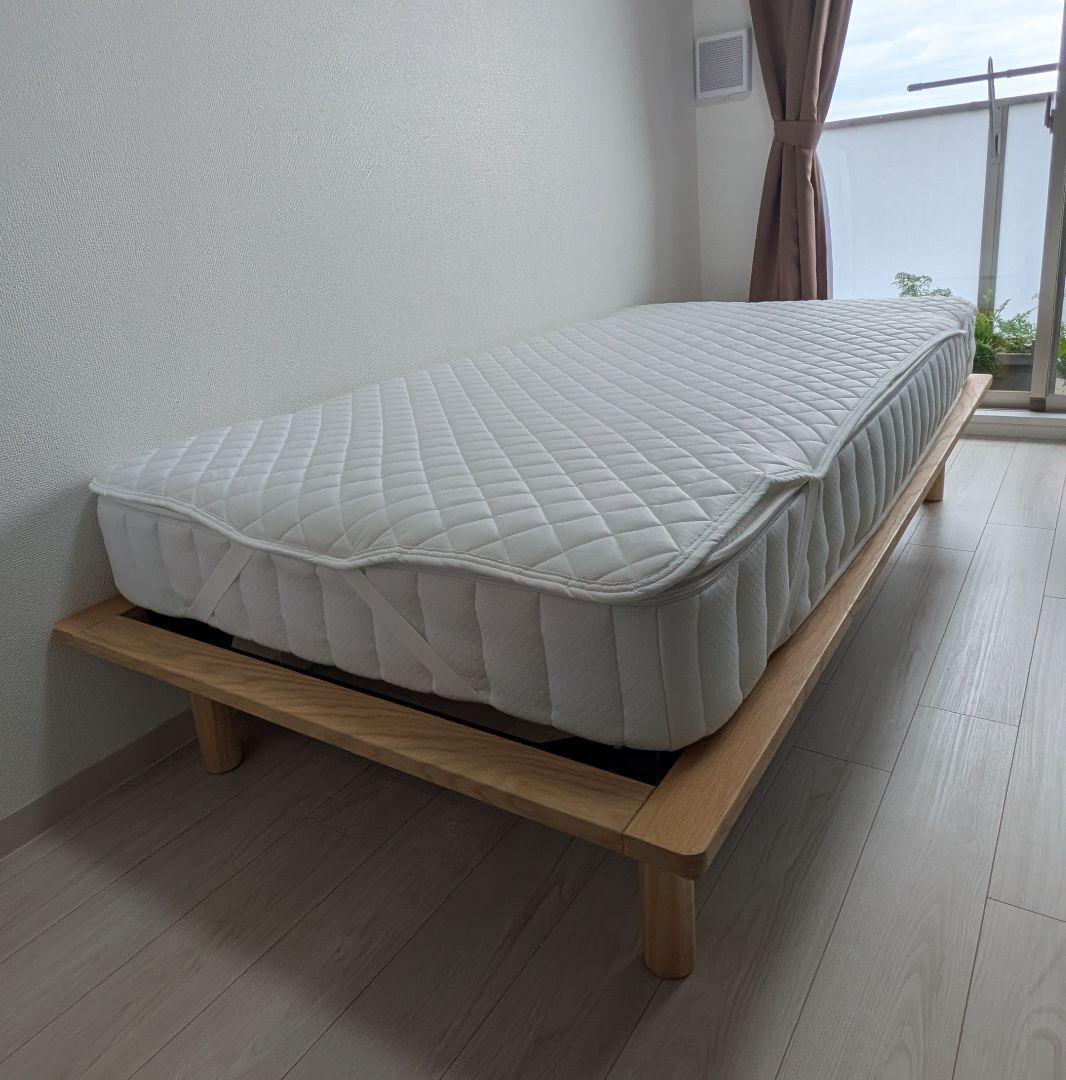 シングル木製ベッドフレーム【フレームのみ】