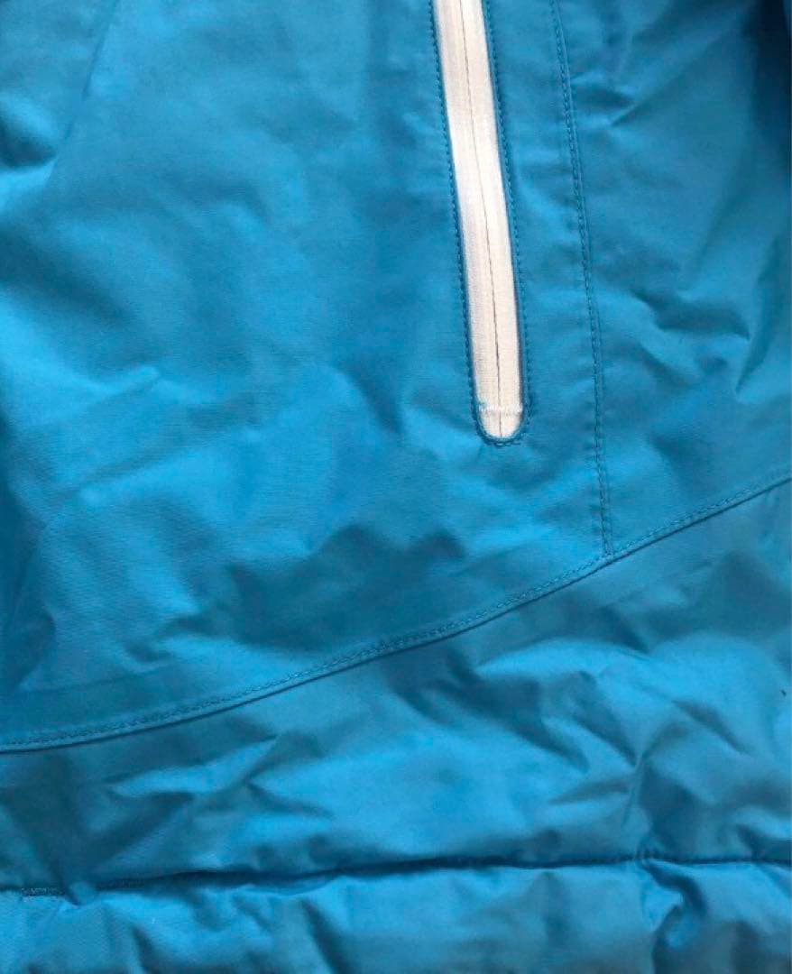 モンベル140パウダーステップパーカー女の子スキー男の子キッズ雪スノボー130