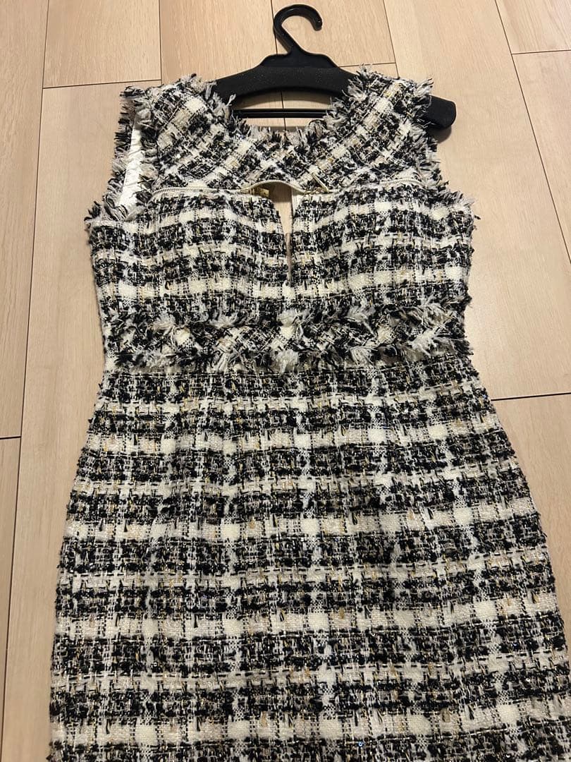 美品　値下げ交渉あり　Robe de Fleursキャバドレス　ツイード