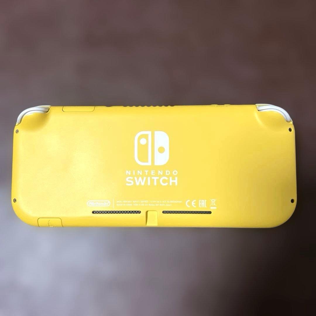Nintendo Switch Lite イエロー　モンハンライズ　箱ケース付き