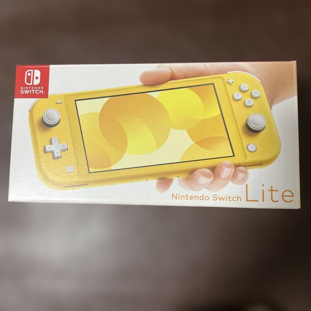 Nintendo Switch Lite イエロー　モンハンライズ　箱ケース付き