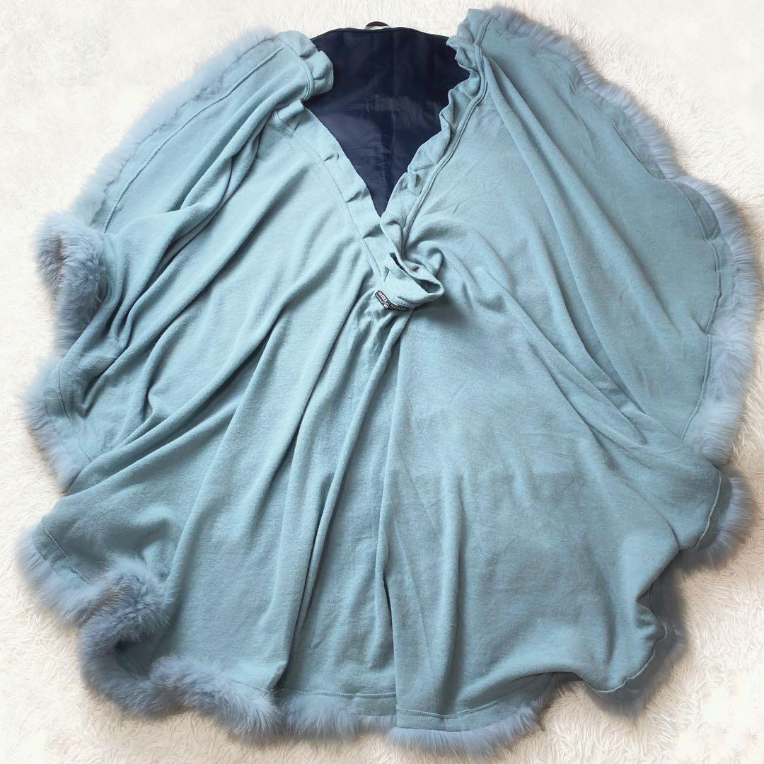 6 DANIELE MEUCCI ダニエルメウッチ ファーポンチョ イタリア製