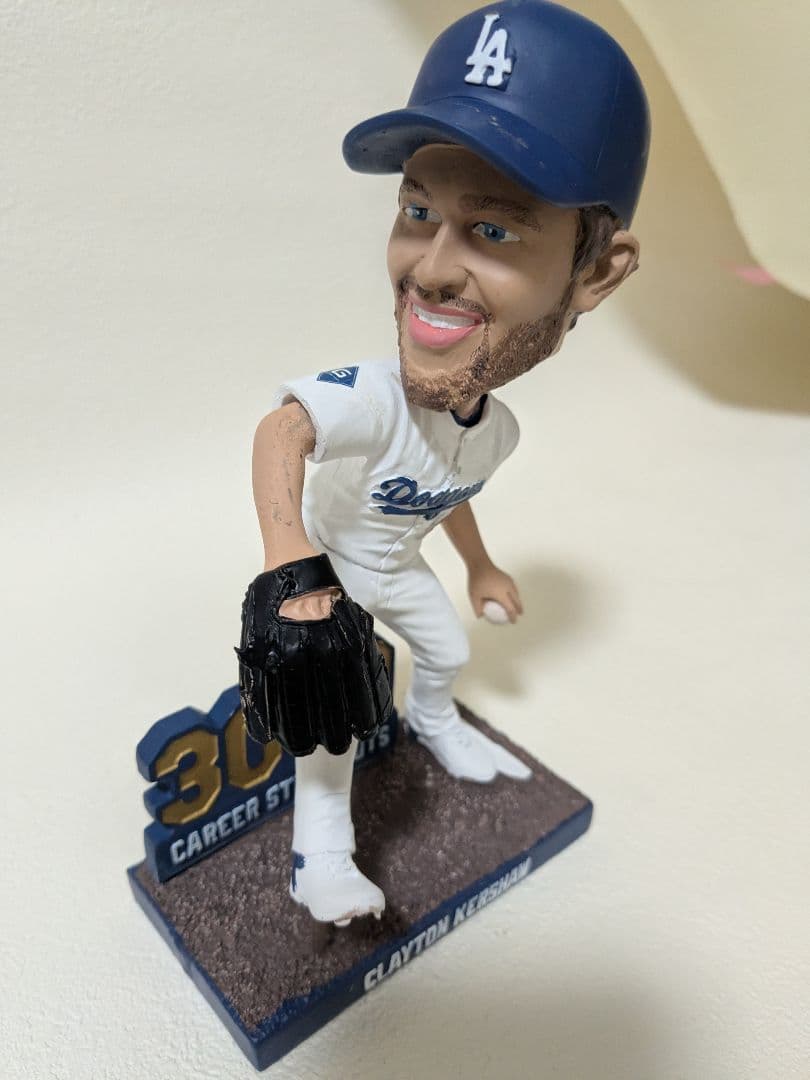 【球場限定品】クレイトンカーショー ボブルヘッド3000奪三振