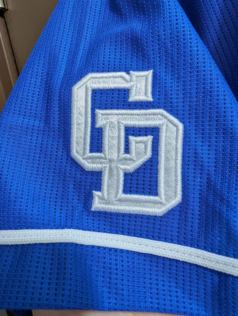 中日ドラゴンズ松山晋也オーダーレプリカユニフォームビジターサイズ L