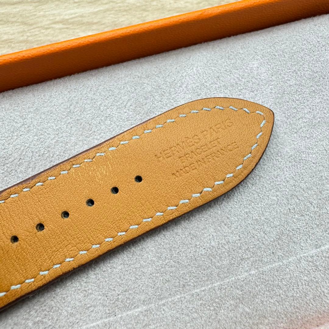 2459 Apple Watch エルメス　ブルーラン　ホワイト　HERMES