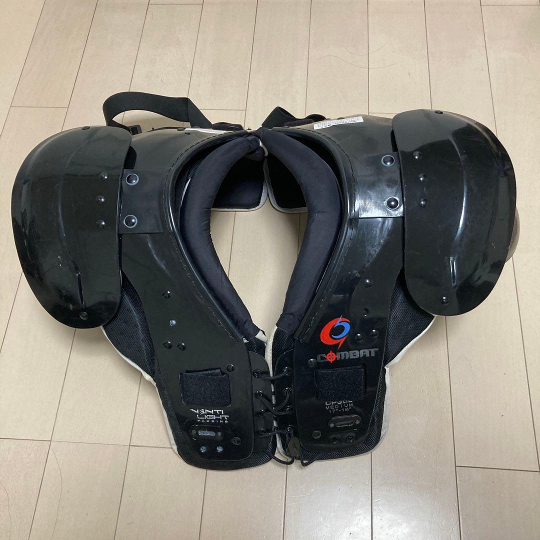 COMBAT ブラック ショルダーパッド