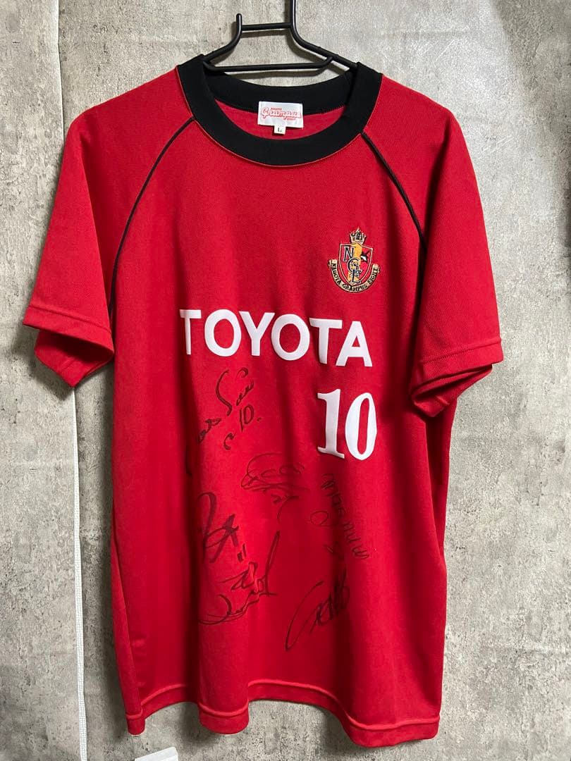 DENSO サイン入り 赤ジャージ 背番号10