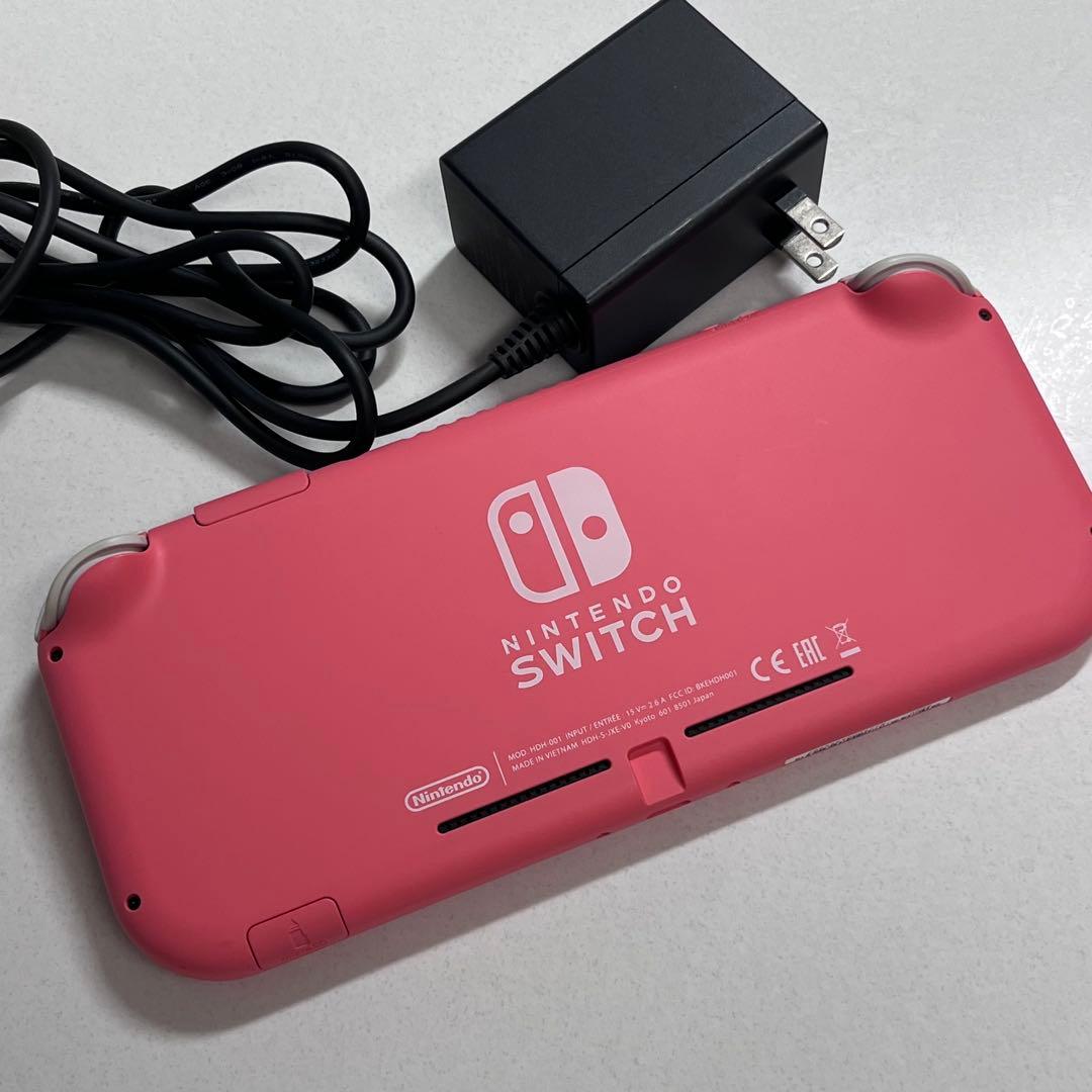 Nintendo Switch Lite ピンク （コーラル）本体 充電器付き