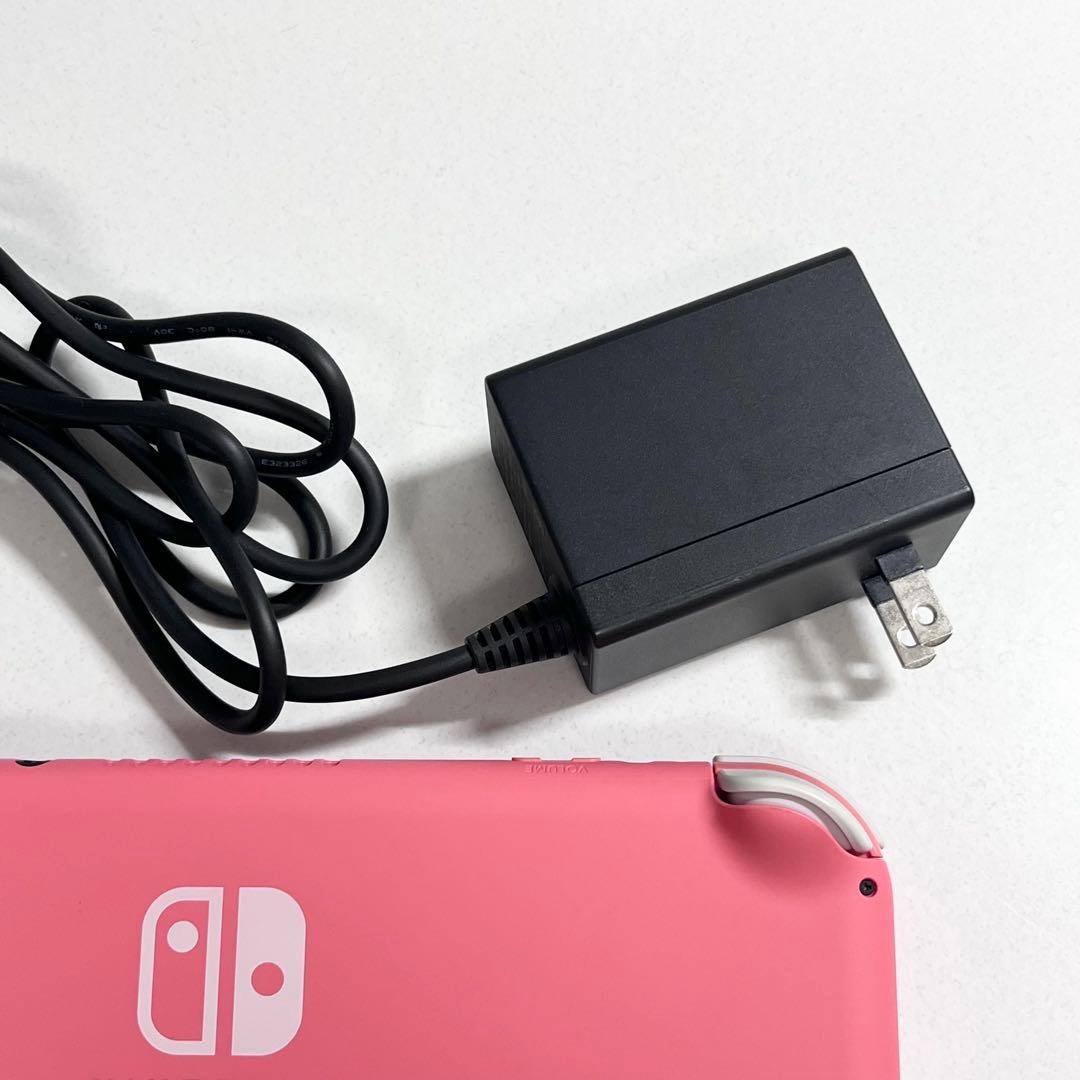 Nintendo Switch Lite ピンク （コーラル）本体 充電器付き
