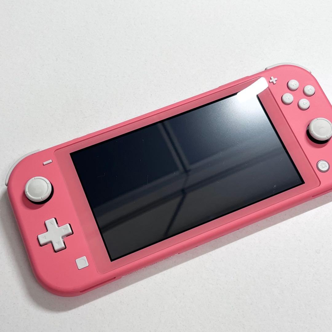 Nintendo Switch Lite ピンク （コーラル）本体 充電器付き