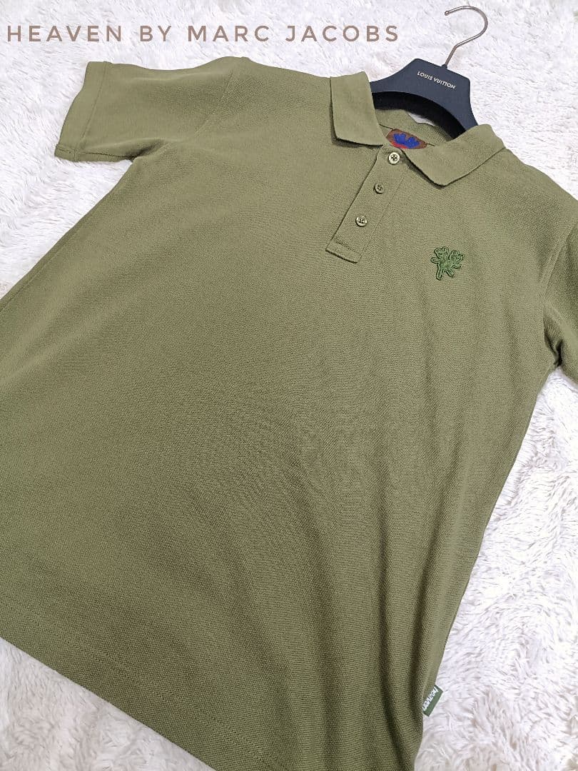 美品HEAVEN BY MARC JACOBS 半袖ポロシャツ カーキ　XS