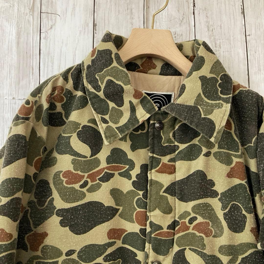 90sヴィンテージUSA製古着　10X ダックハンターカモプリントカバーオールL