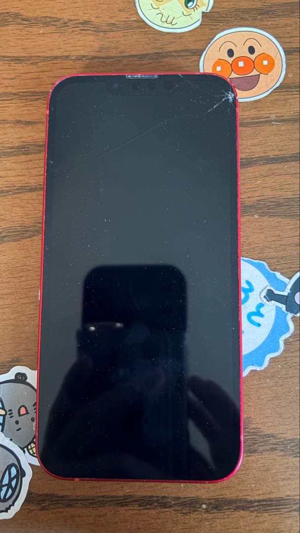 Apple iPhone 13 (赤) 本体　画面ヒビあり　ジャンク品