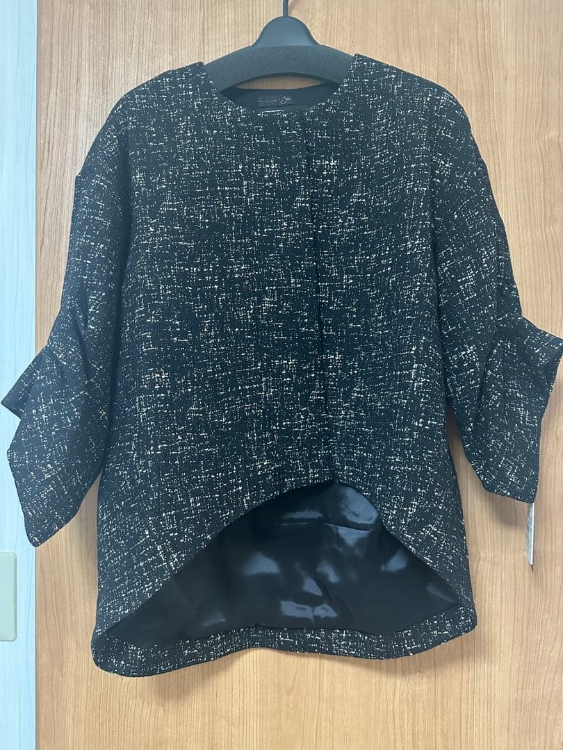 YAMADAYA Aga GIOLICA ツイードジャケット　ブラック