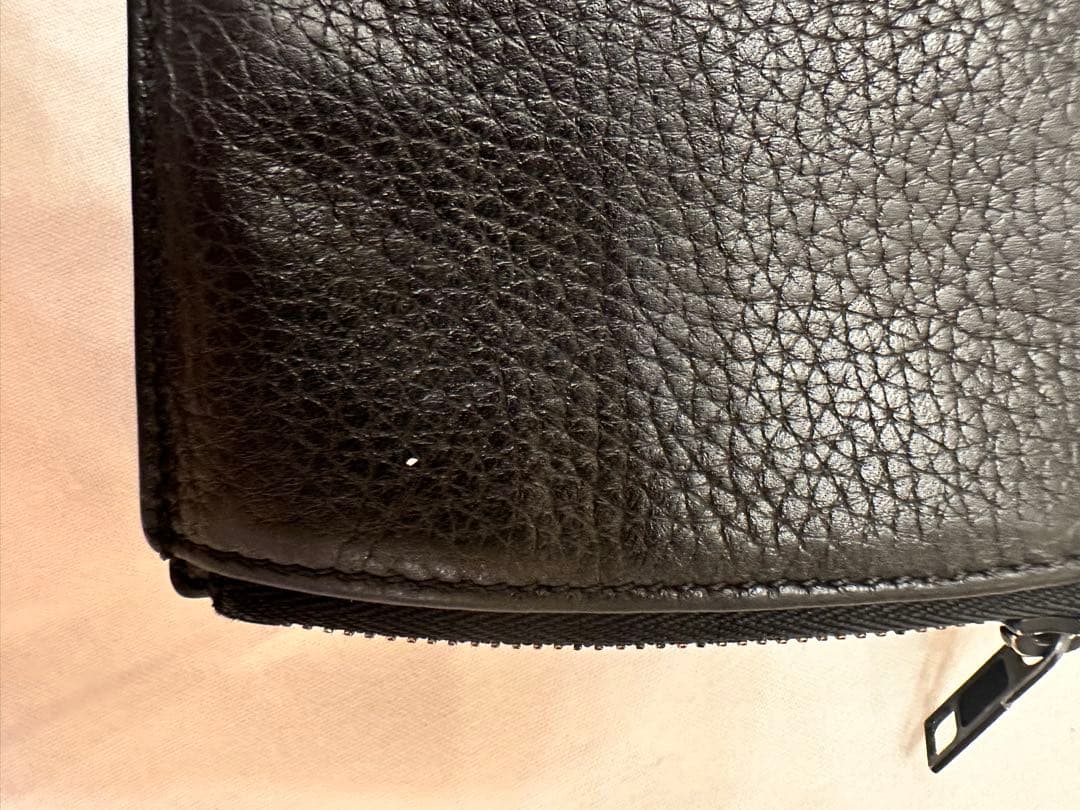 Maison Margiela 二つ折り財布 ブラック ディアスキン