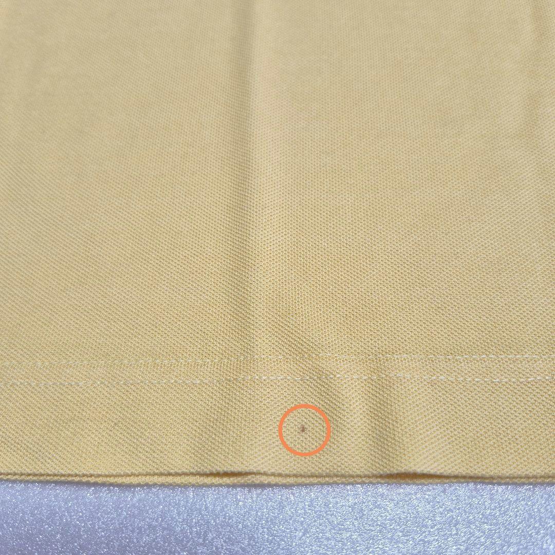 HERMES イエロー ポロシャツ 胸ポケット付 エルメス 日本M相当