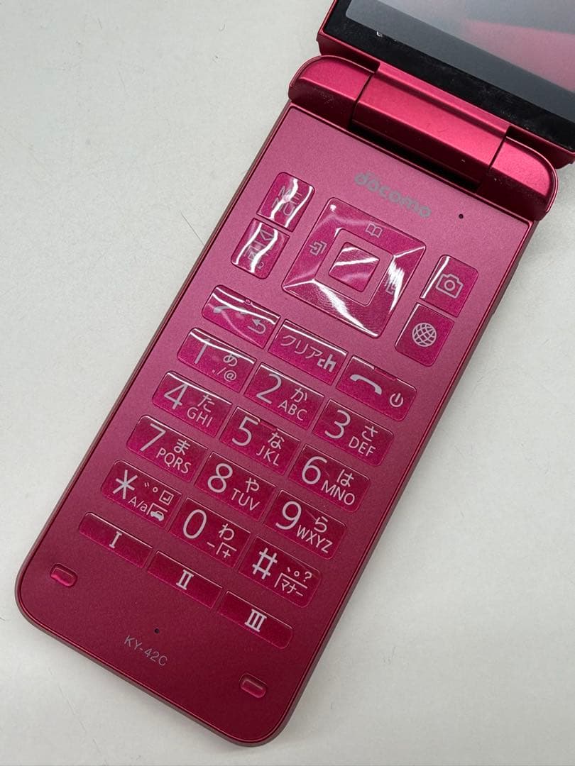 W5K605◆ DIGNO ケータイ SIMフリー KY-42C ガラケー