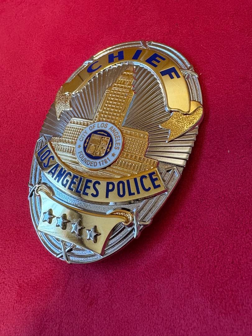 LAPD ロサンゼルス市警 chief バッジ