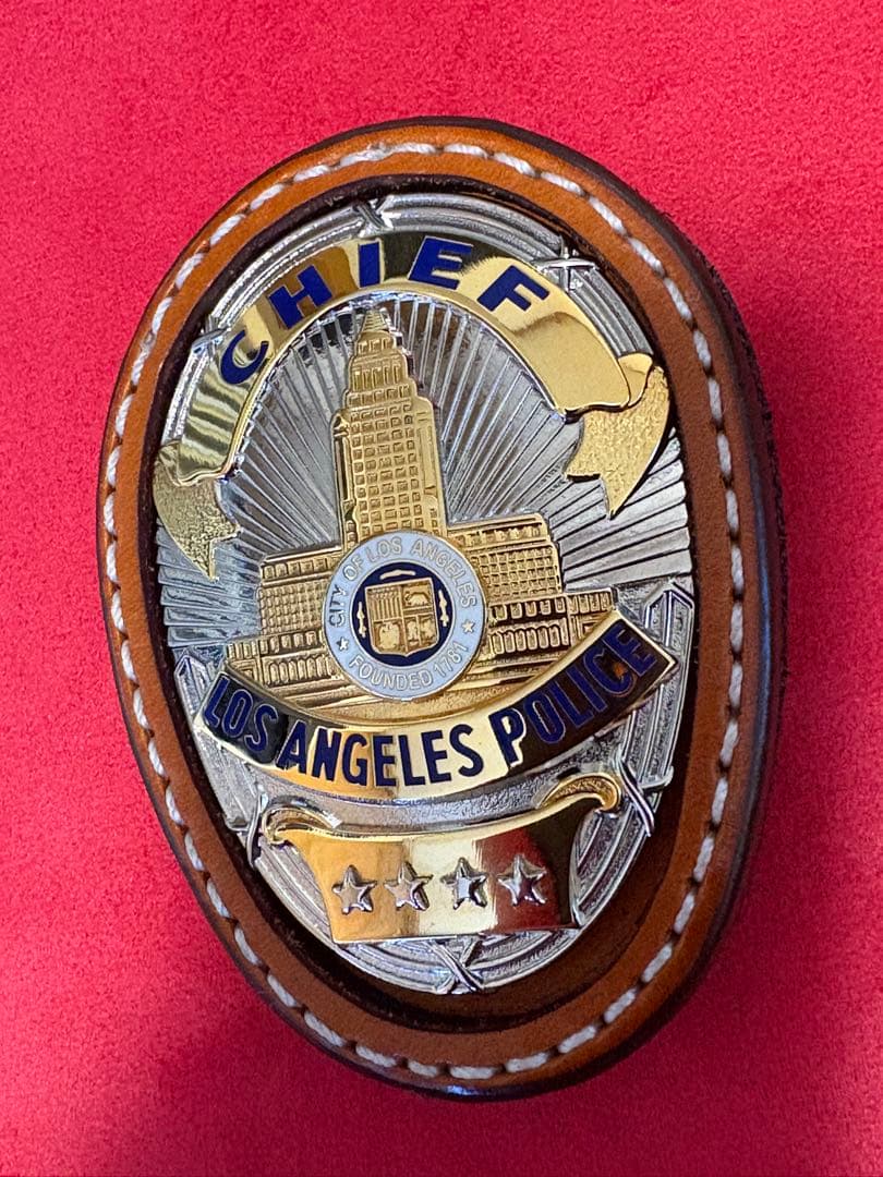 LAPD ロサンゼルス市警 chief バッジ