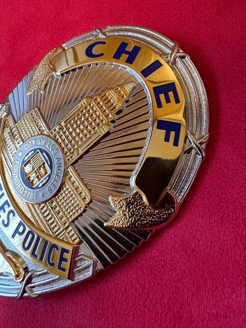 LAPD ロサンゼルス市警 chief バッジ