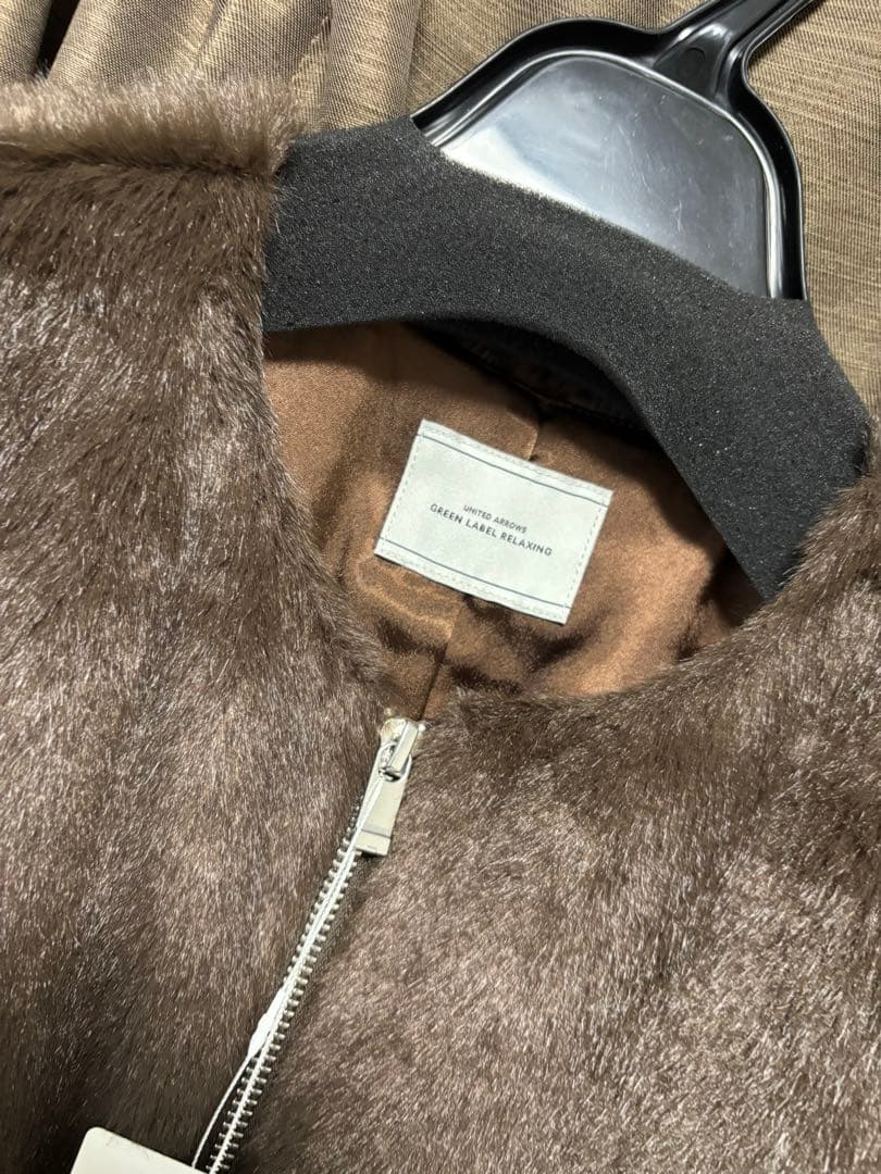 専用‼︎ green label relaxing フェイクファー ノーカラー