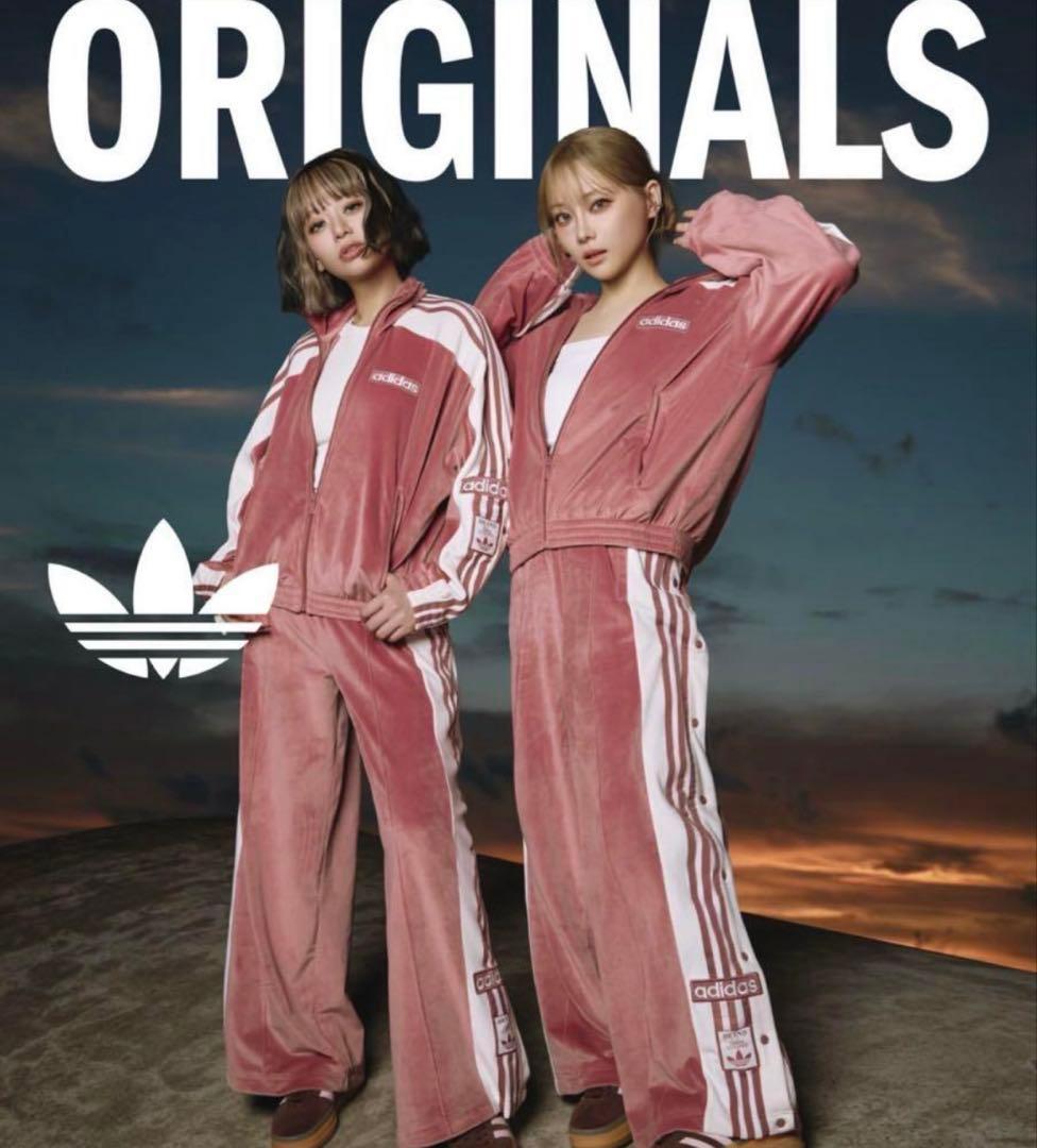 【新品】adidas ベロアトラックトップジャケット