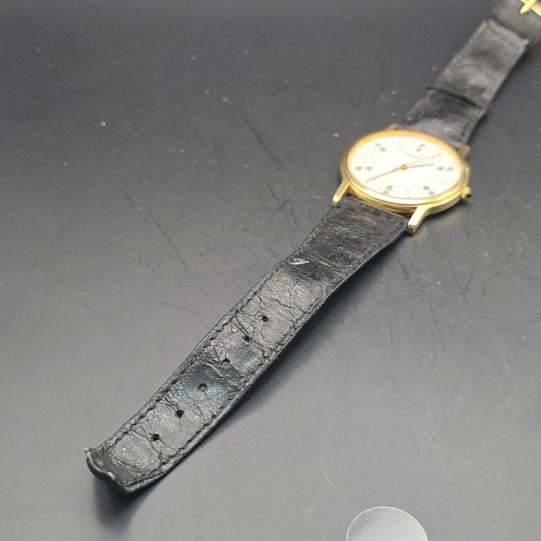 SEIKO アナログクォーツ腕時計 ゴールド