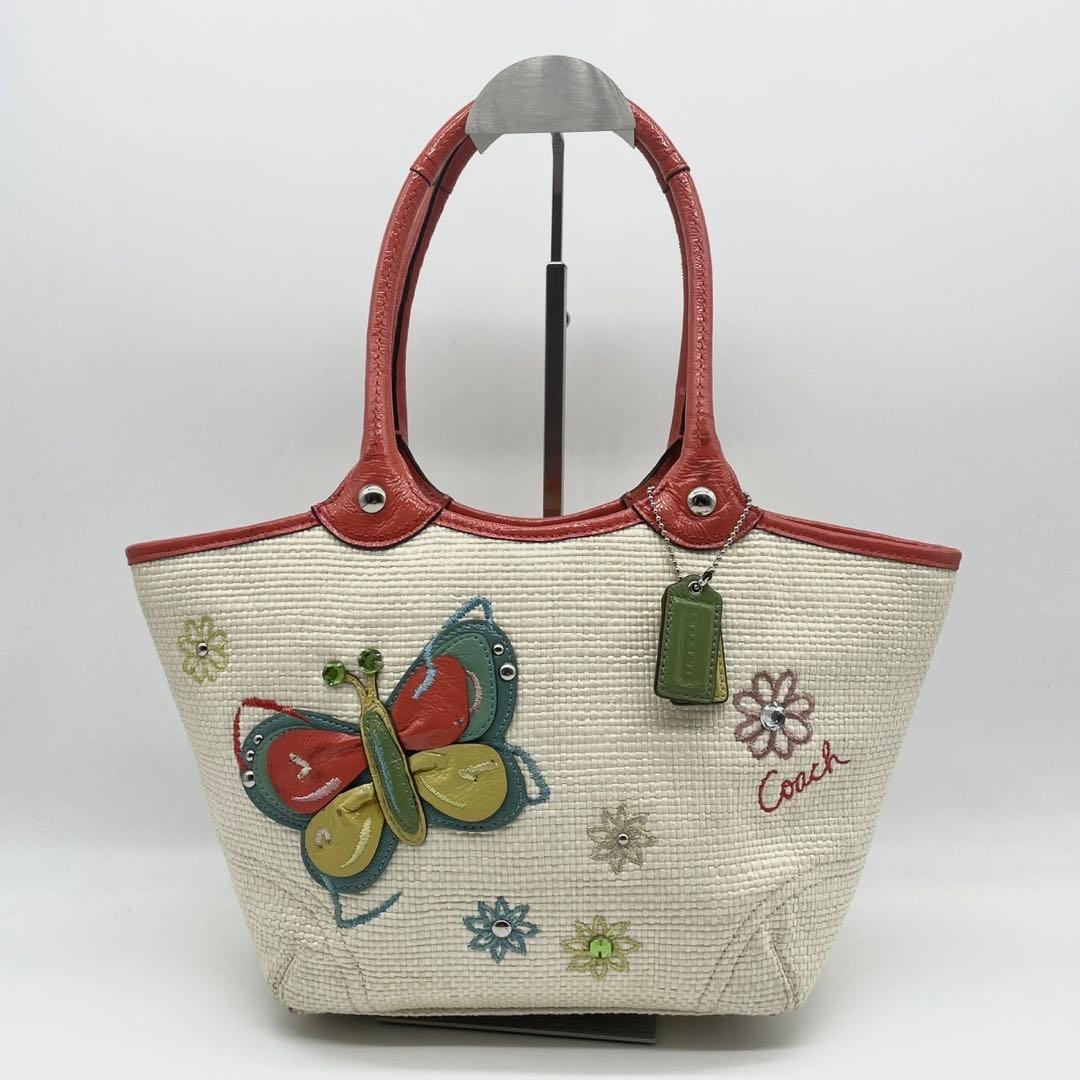 COACH コーチ バッグ レキシー バタフライ ストロー サッチェル c837