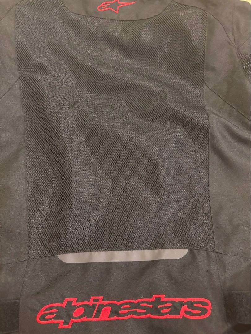 Alpinestars メッシュバイクジャケット ブラック　背面プロテクター付き