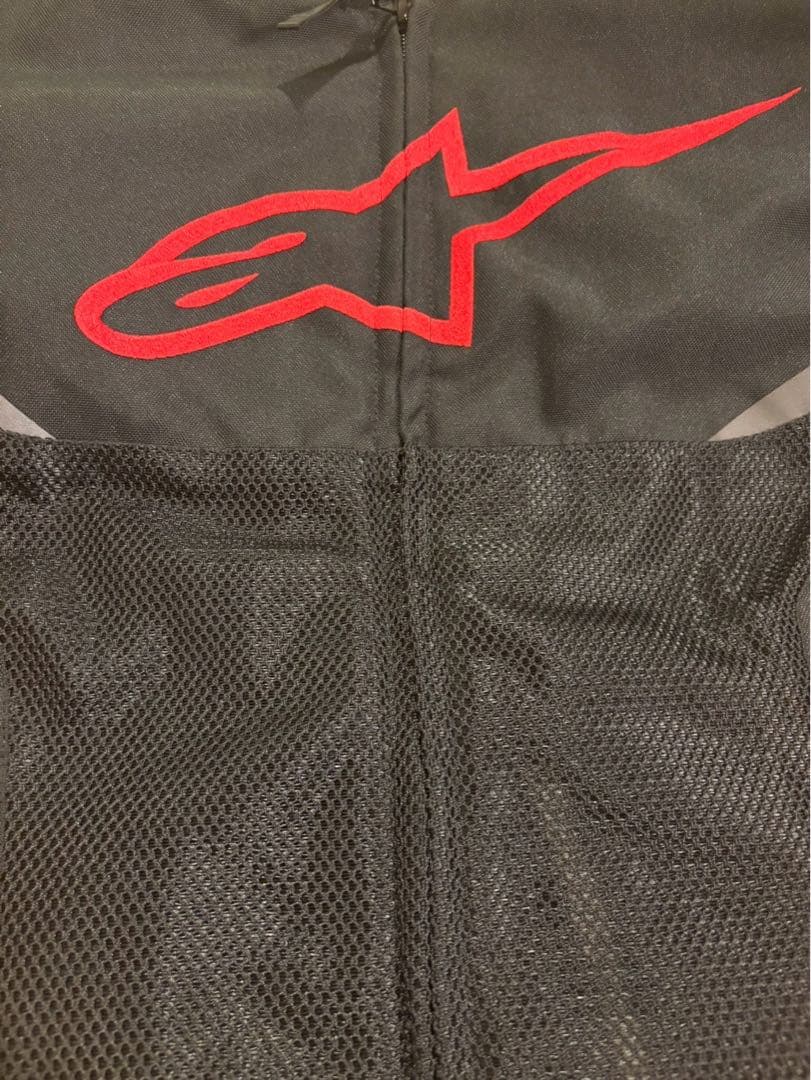Alpinestars メッシュバイクジャケット ブラック　背面プロテクター付き