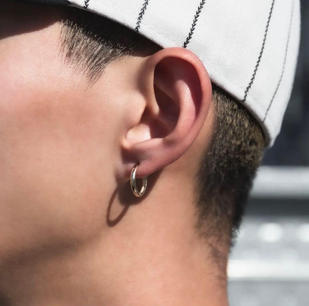 AVALANCHE 10K イエローゴールド フープピアス 15mm