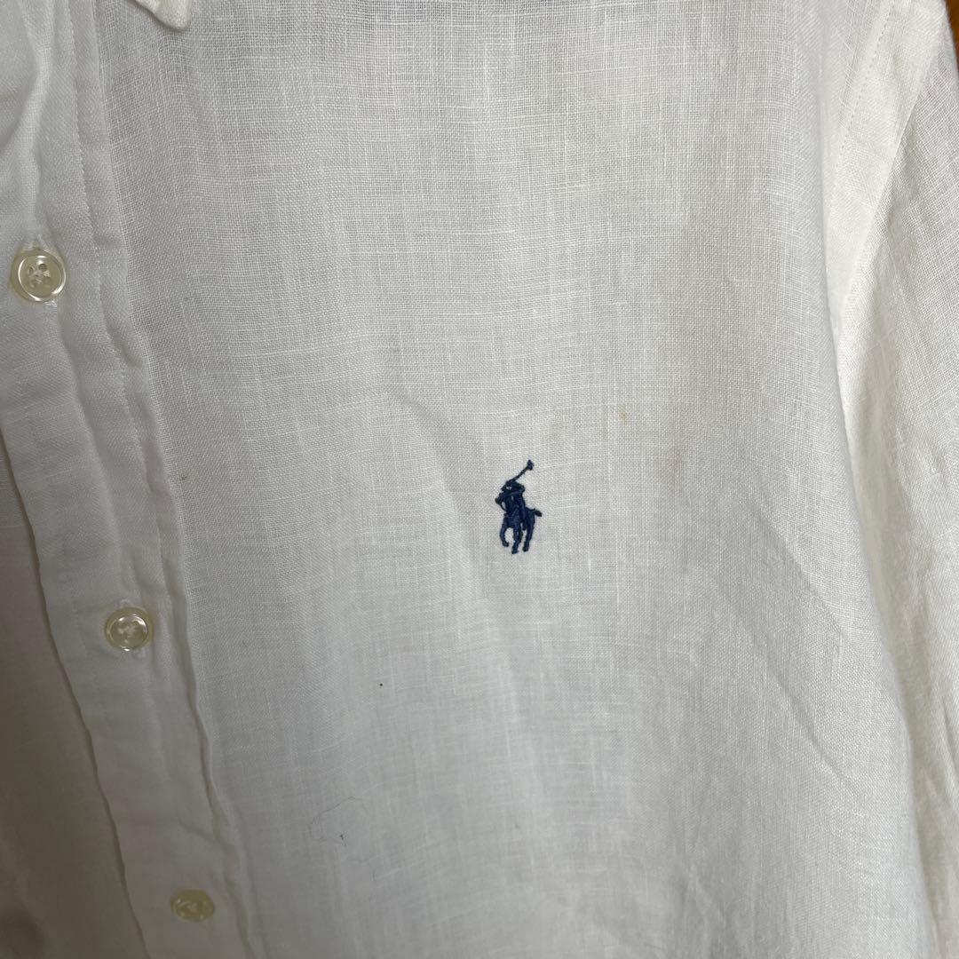 Polo by Ralph Lauren ホワイト リネンシャツ