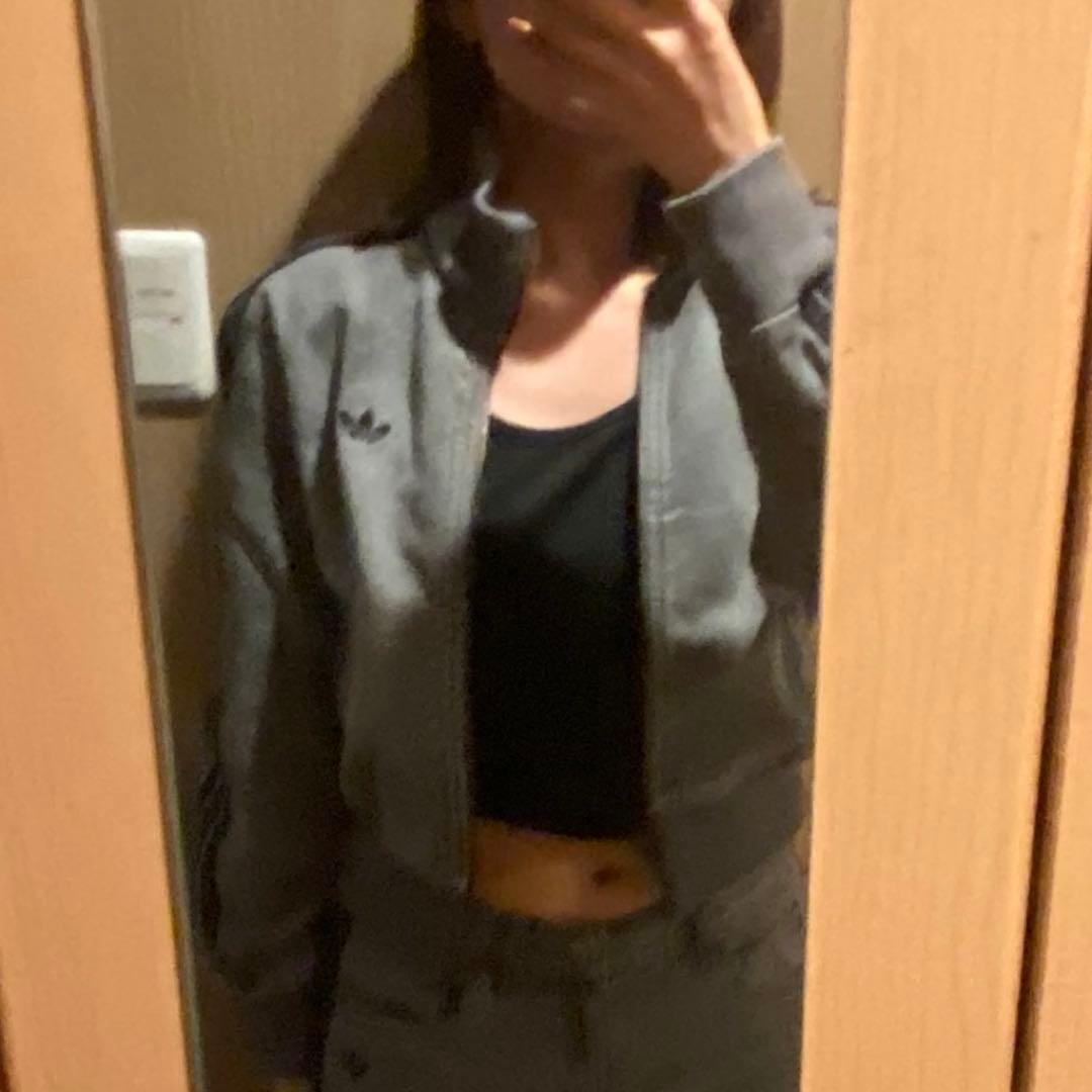 adidas アディカラーデニムトラックトップ