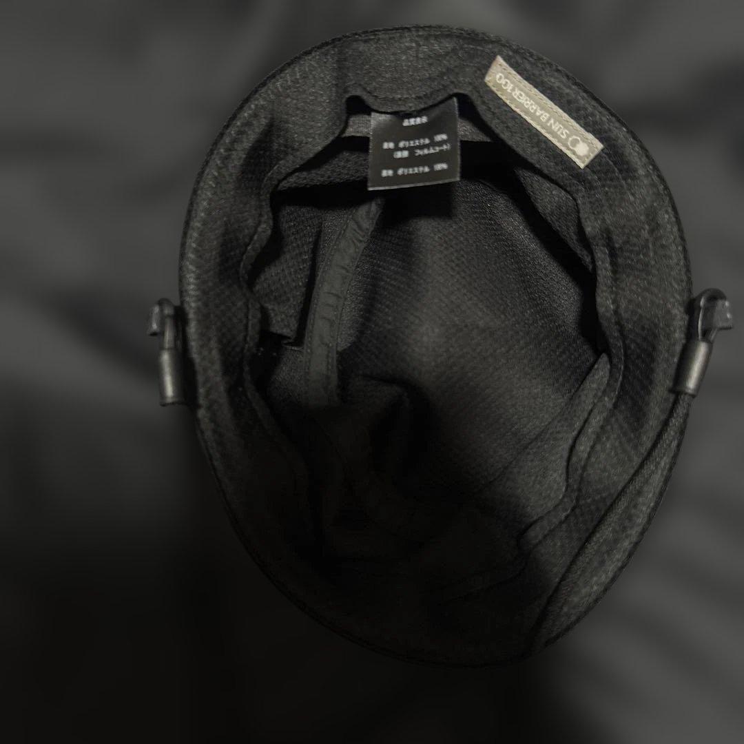 サンバリア100 SUNBARRIER ウィンドハット ブラック