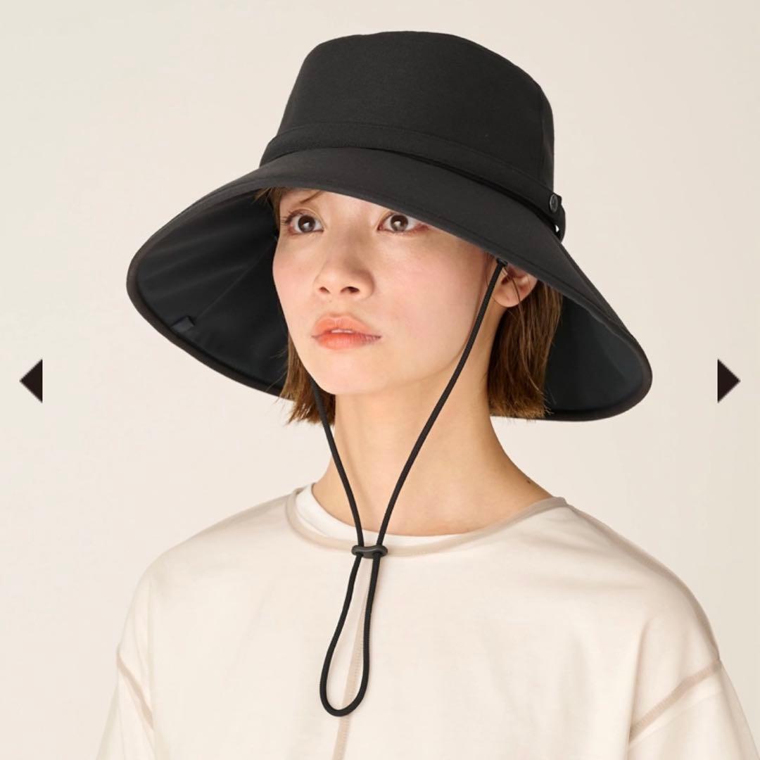 サンバリア100 SUNBARRIER ウィンドハット ブラック
