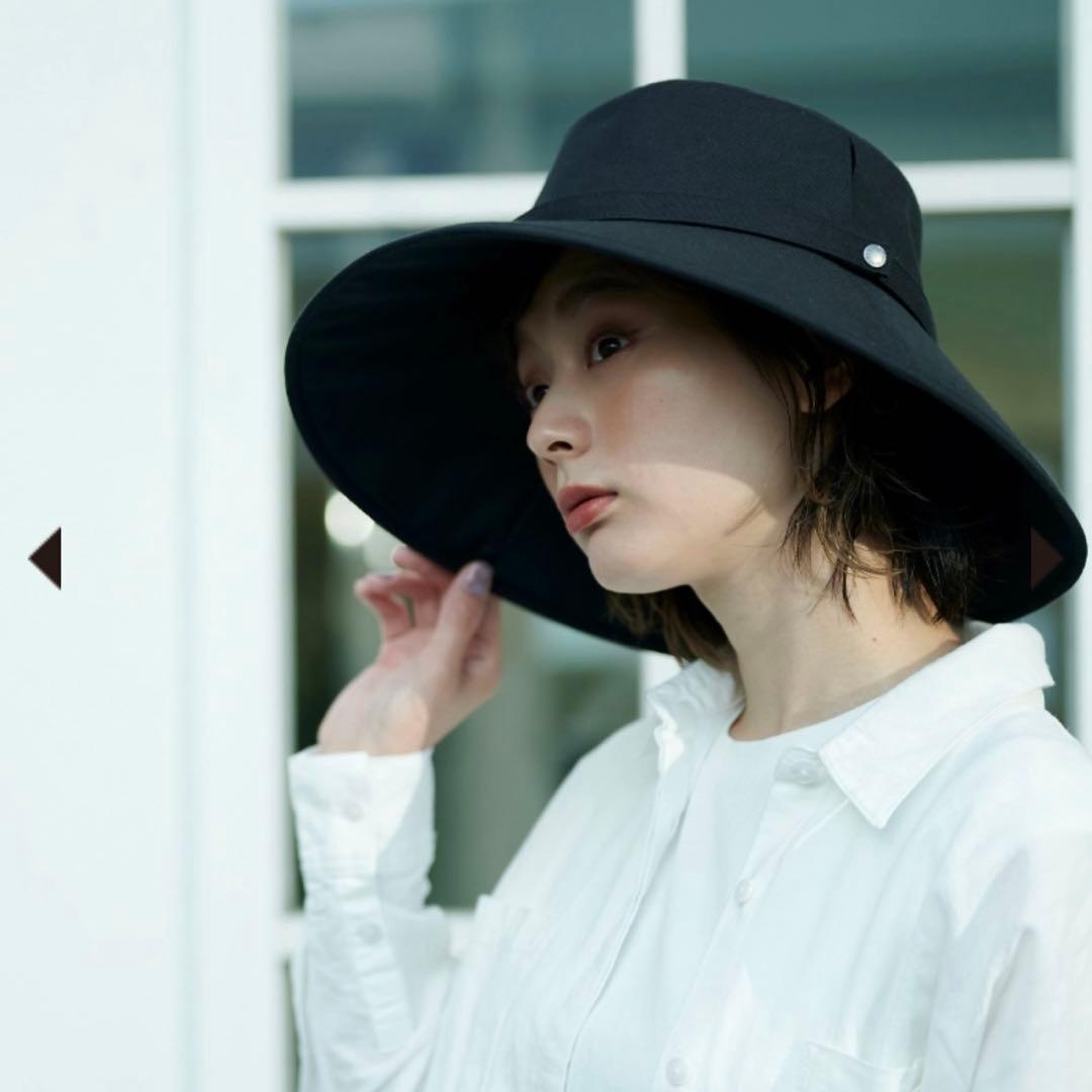 サンバリア100 SUNBARRIER ウィンドハット ブラック