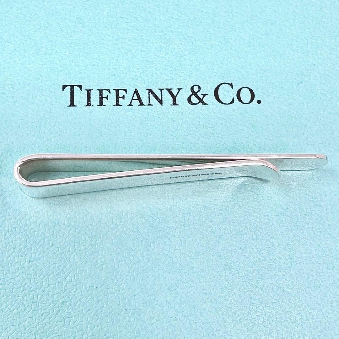希少　Tiffany リーフ　シルバー　ネクタイピン　タイピン　Ag925